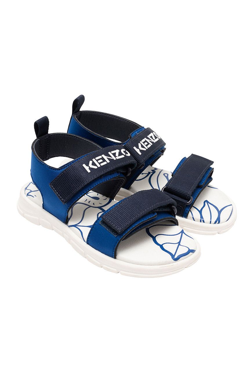 Kenzo Kids sandale copii culoarea albastru marin