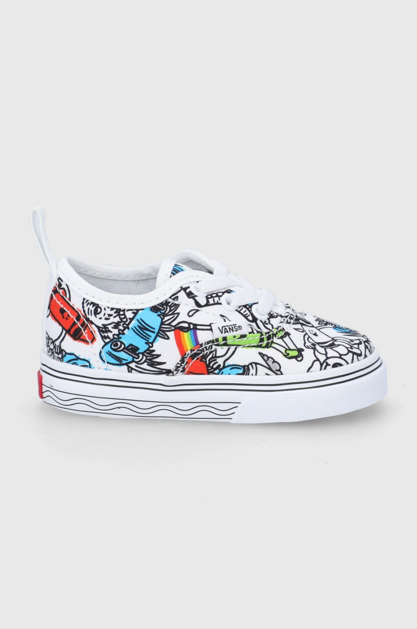 

Детски ниски кецове Vans в бяло, Бял