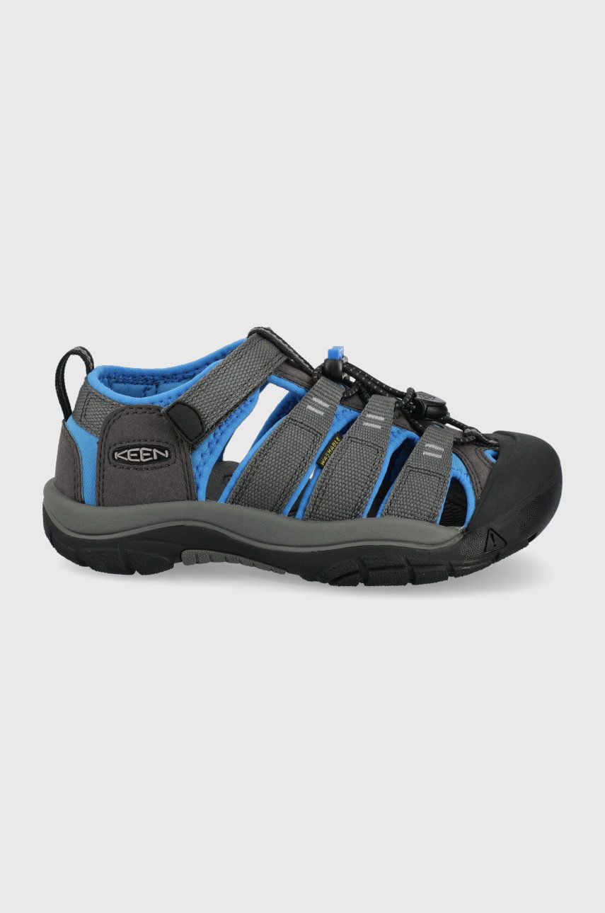 Dětské sandály Keen Newport H2 šedá barva - šedá -  Svršek: Umělá hmota