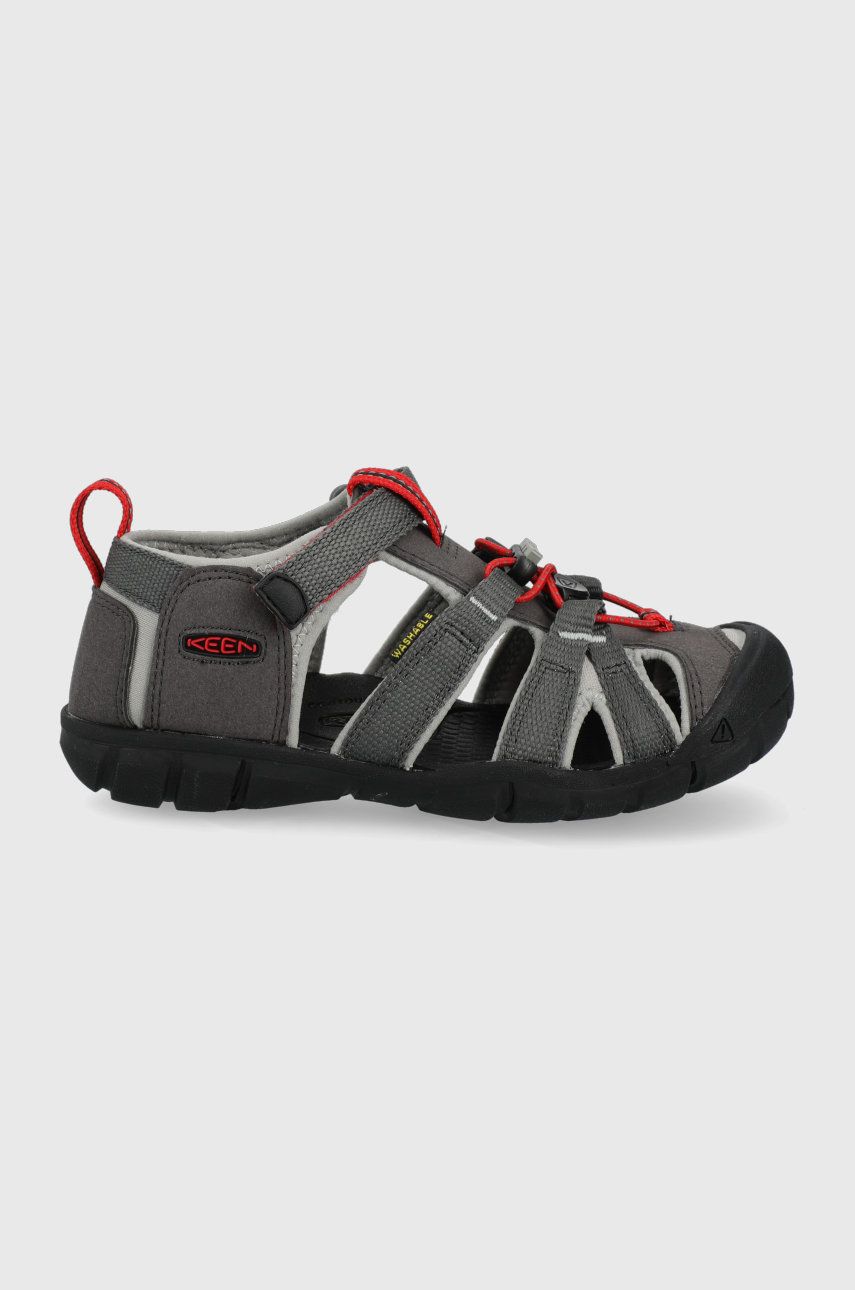 E-shop Dětské sandály Keen Seacamp Ii Cnx šedá barva