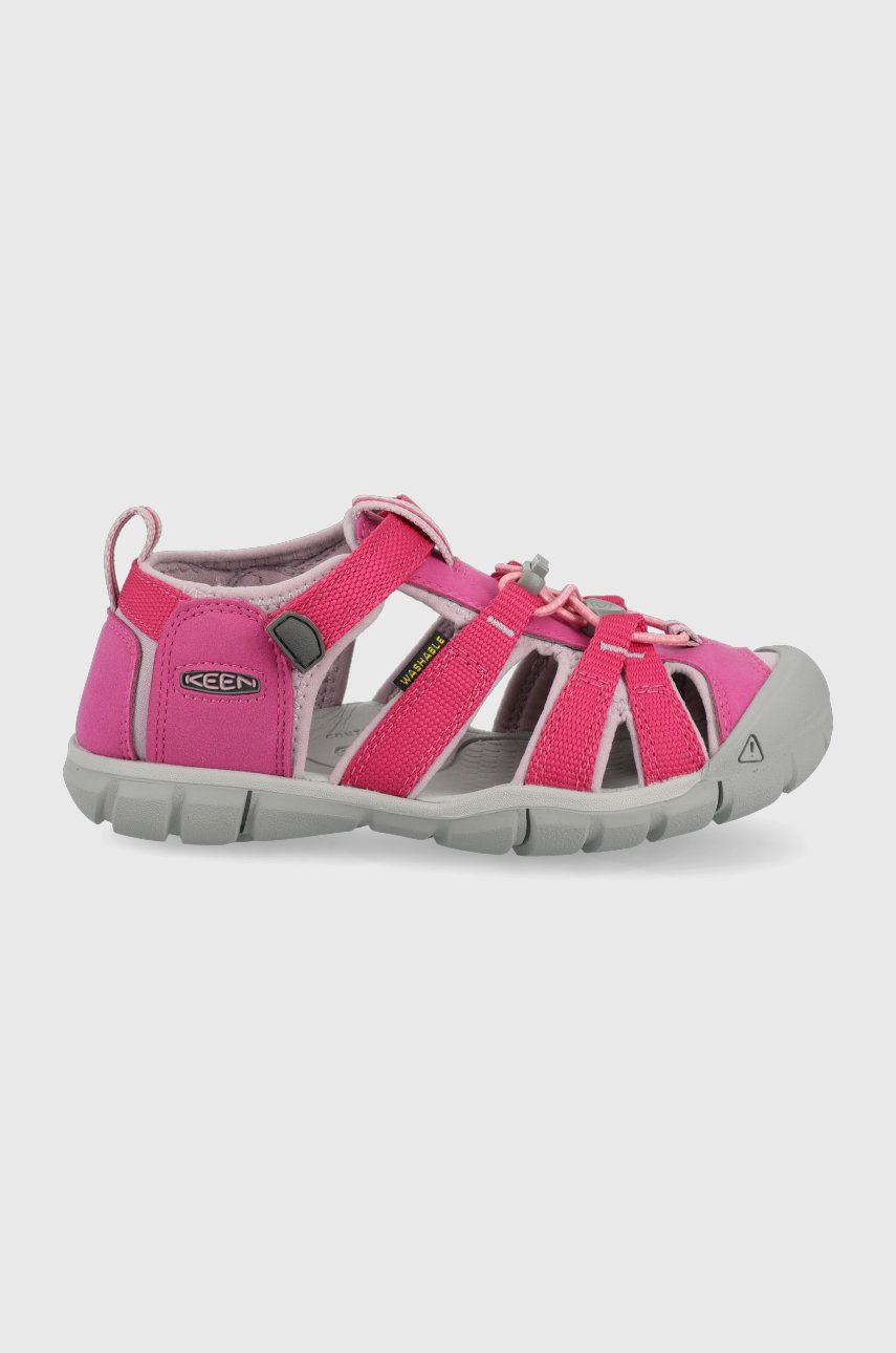 Levně Dětské sandály Keen růžová barva