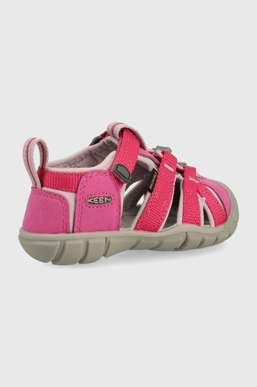 

Дитячі сандалі Keen колір рожевий