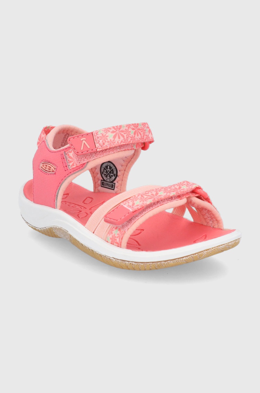 

Дитячі сандалі Keen колір рожевий