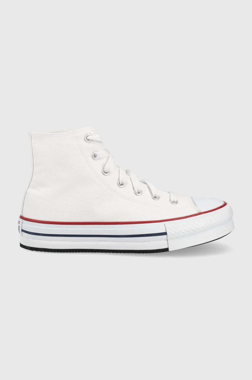 Converse Tenisi Copii Chuck Taylor Star Lift Femei, Culoarea Alb 272856c-white.garn