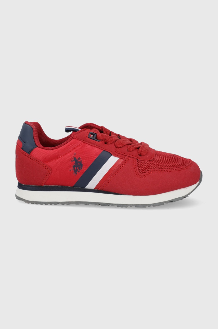 

Детски маратонки U.S. Polo Assn. в червено, Червен