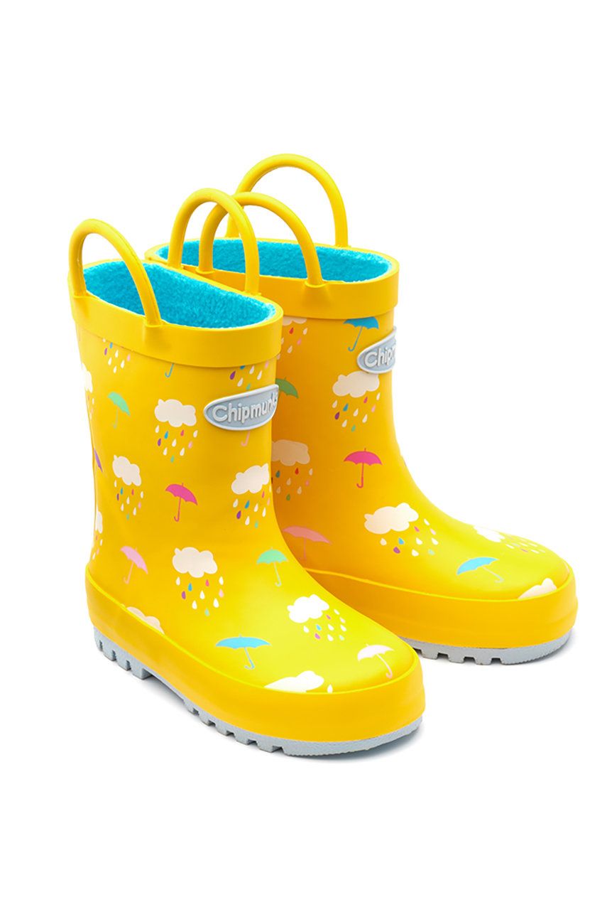 Chipmunks cizme copii culoarea galben answear.ro
