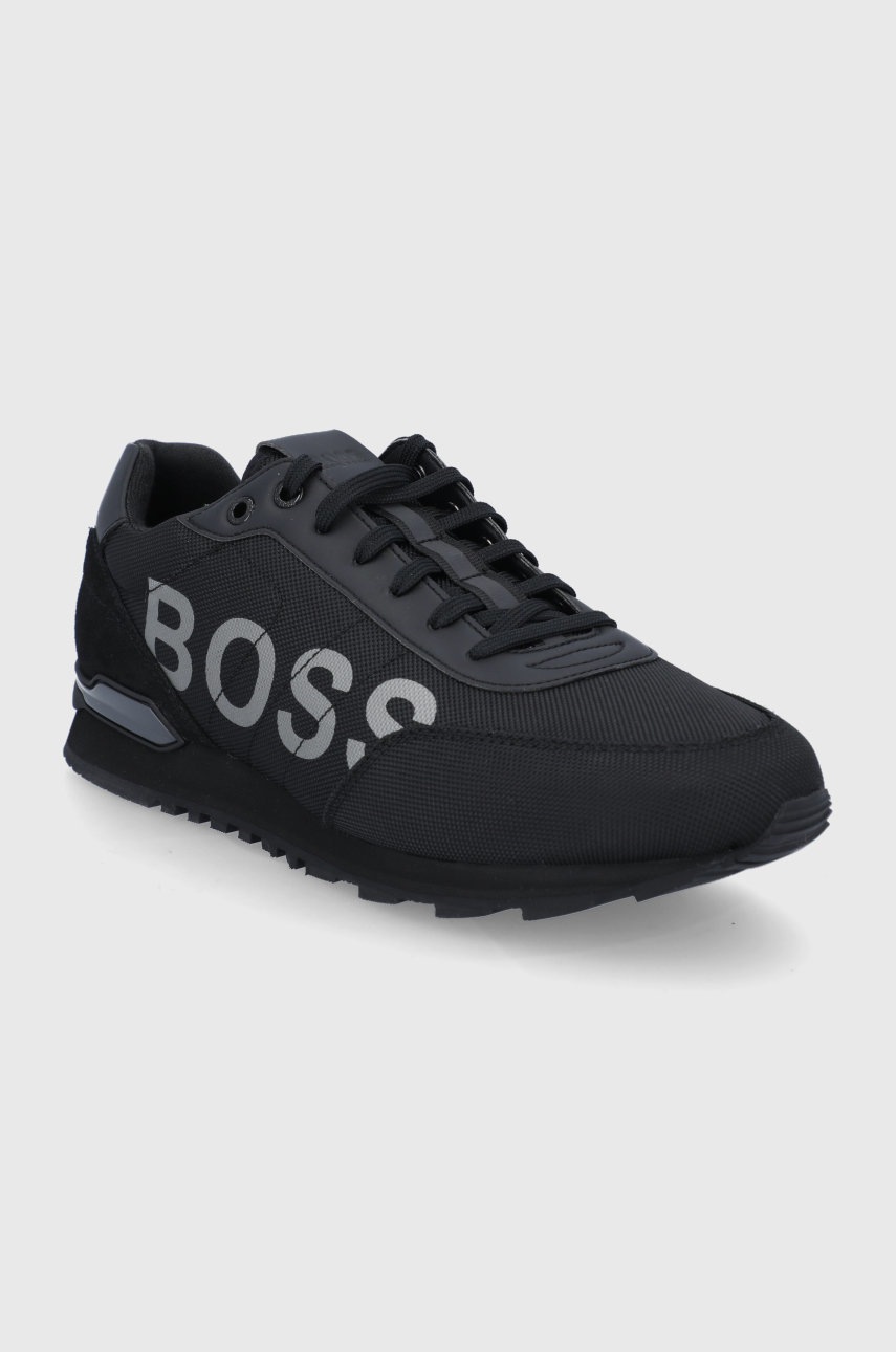 

Черевики Boss колір чорний
