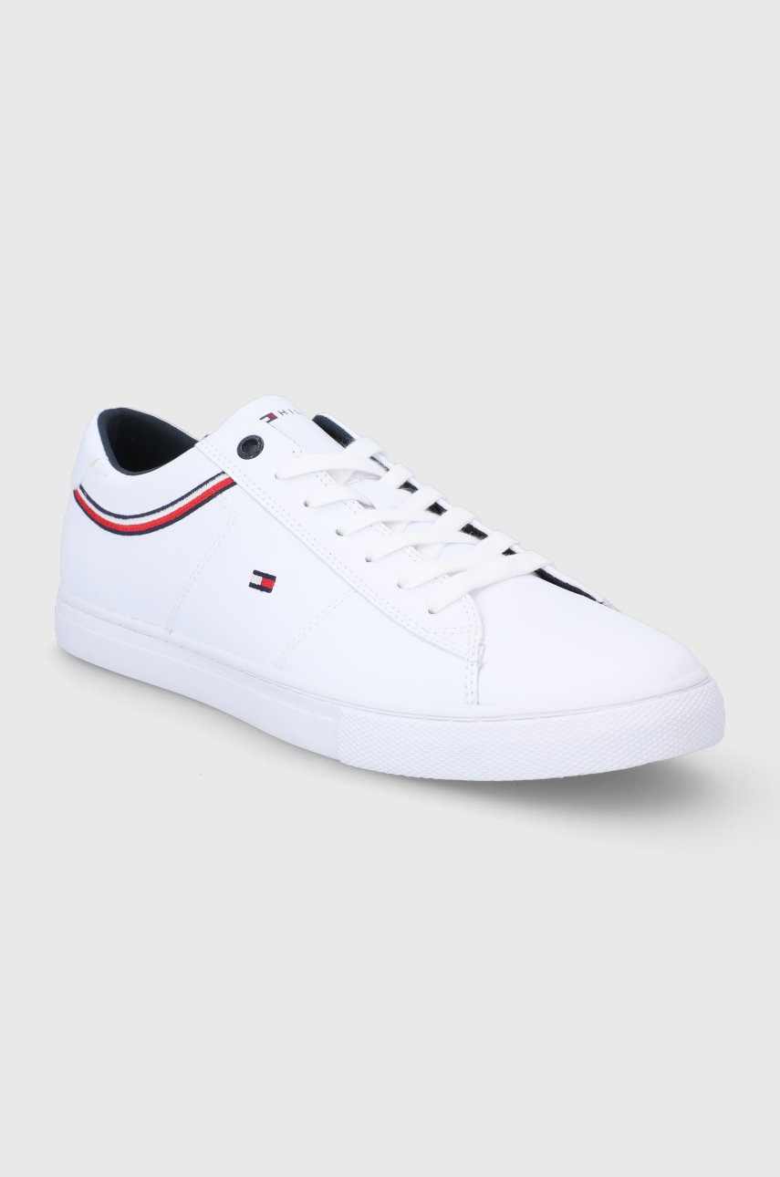 

Кожаные ботинки Tommy Hilfiger цвет белый