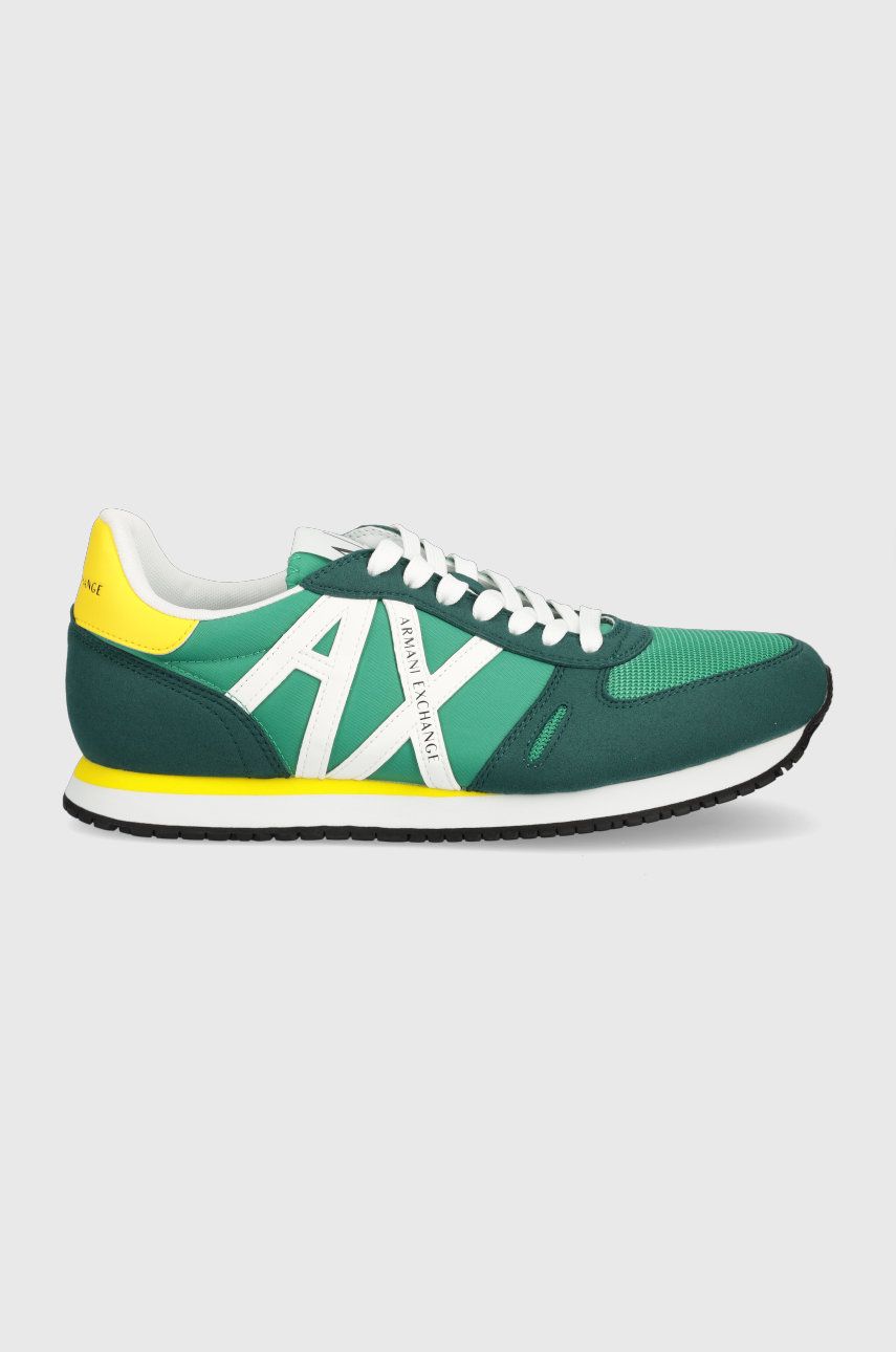 Armani Exchange sneakers culoarea verde answear.ro
