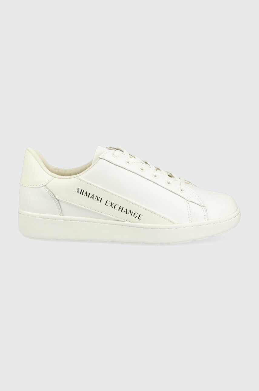 

Маратонки Armani Exchange в бяло, Бял