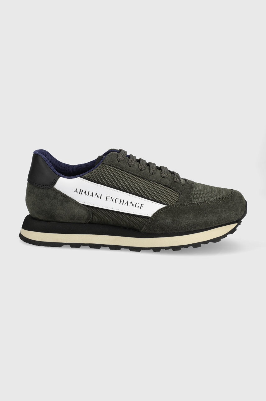 

Обувки Armani Exchange в зелено, Зелен