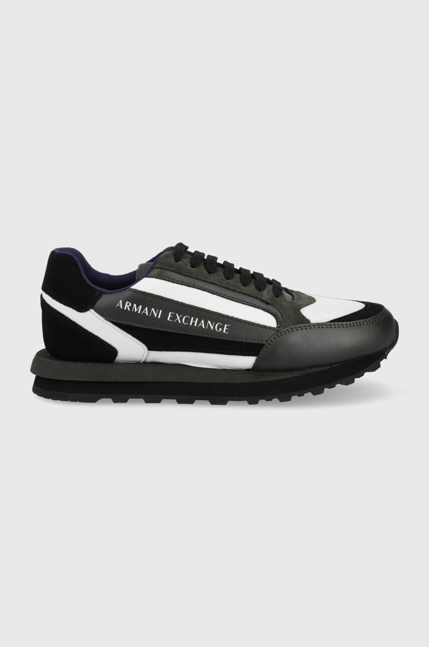 Armani exchange sneakers culoarea verde