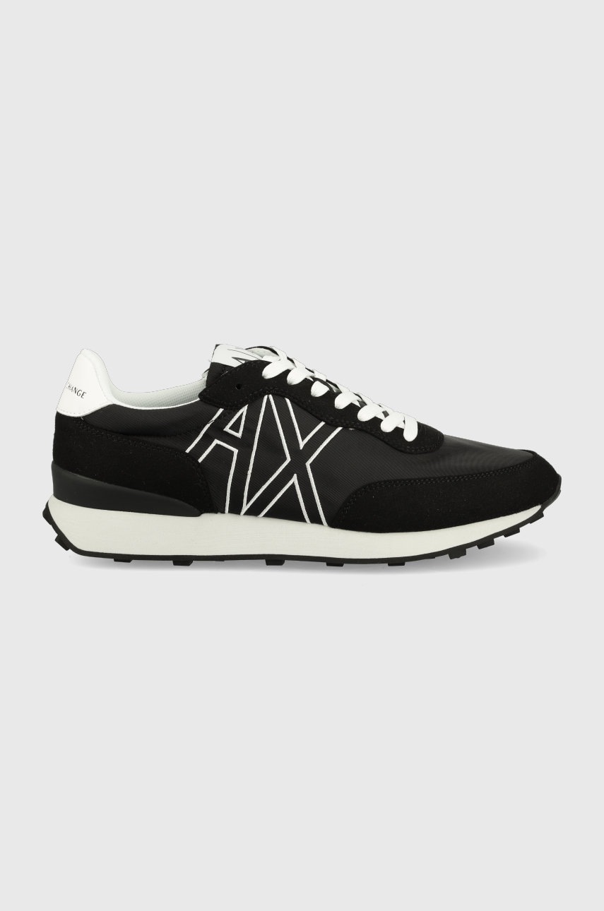 

Маратонки Armani Exchange в черно, Черен