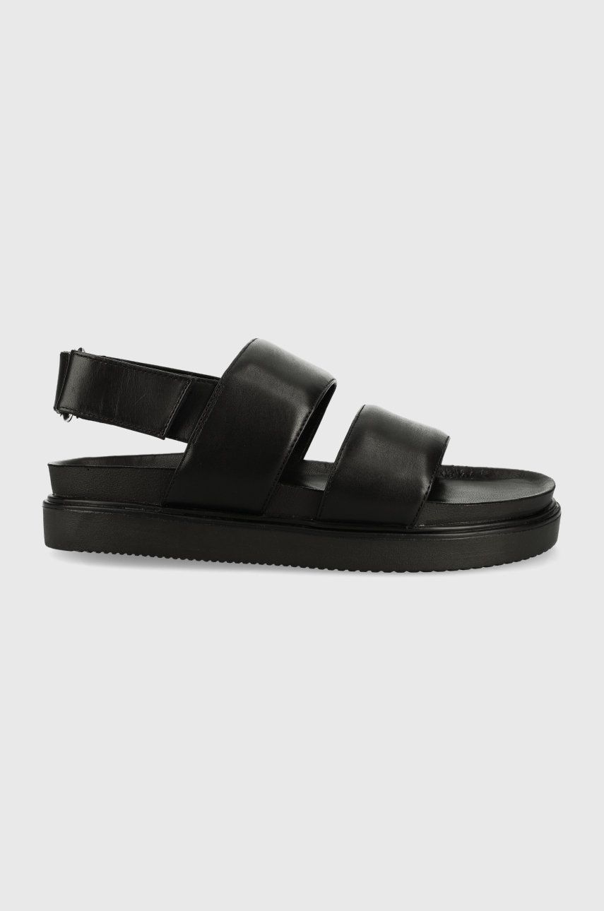 Vagabond Shoemakers sandale de piele Seth barbati, culoarea negru