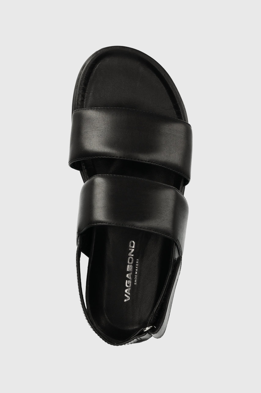 Шкіряні сандалі Vagabond Shoemakers Seth чоловічі колір чорний 
