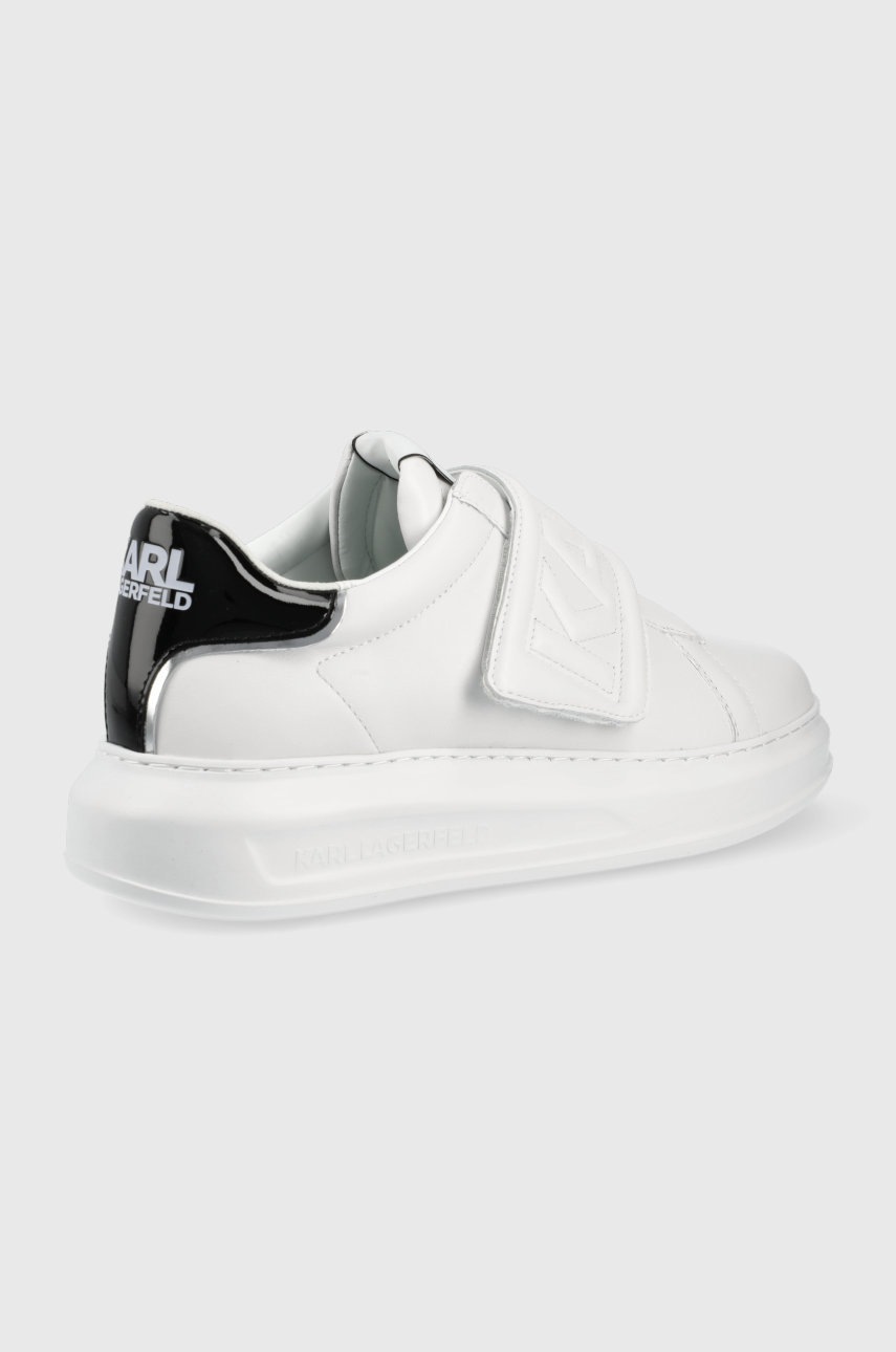 

Шкіряні черевики Karl Lagerfeld Kapri Mens колір білий