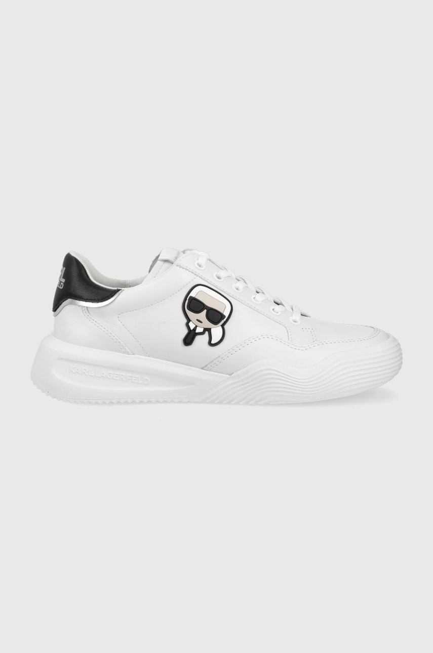 Karl Lagerfeld Sneakers Din Piele Kapri Run Culoarea Alb