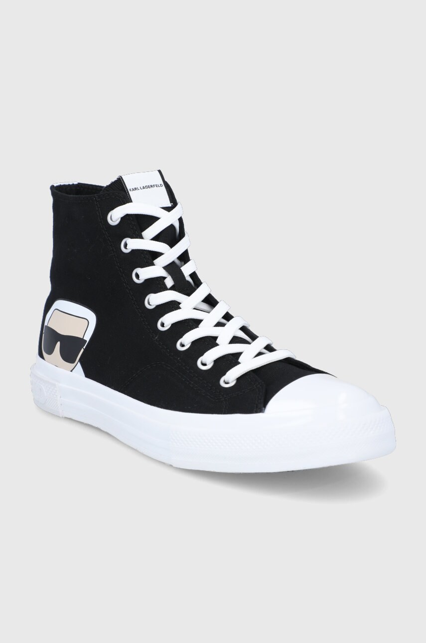 

Кеди Karl Lagerfeld Kampus Iii чоловічі колір чорний