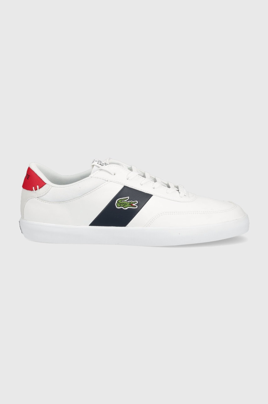 

Кожени маратонки Lacoste Court-master 0121 1 в бяло, Бял