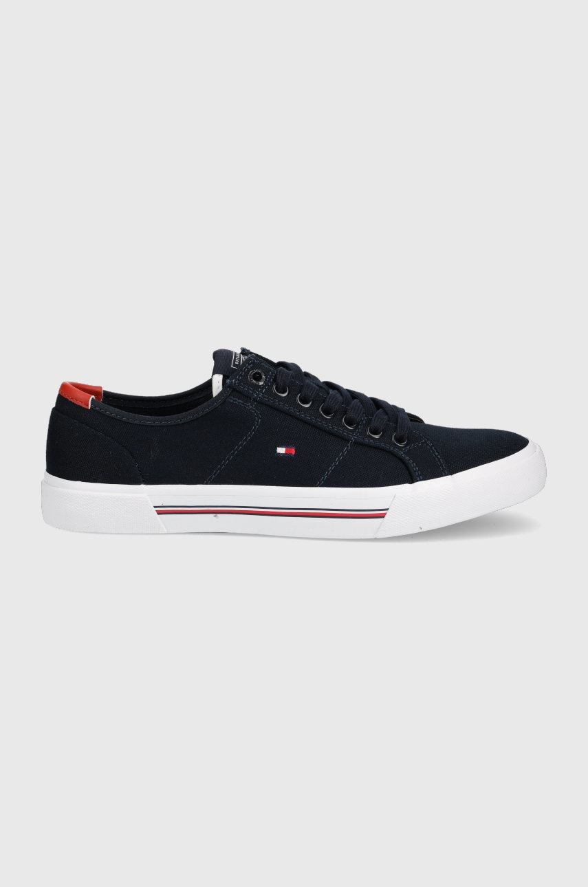 

Ниски кецове Tommy Hilfiger мъжко в тъмносиньо, Тъмносин