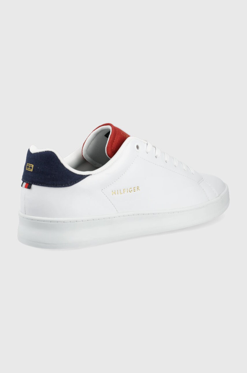 

Кожаные ботинки Tommy Hilfiger цвет белый