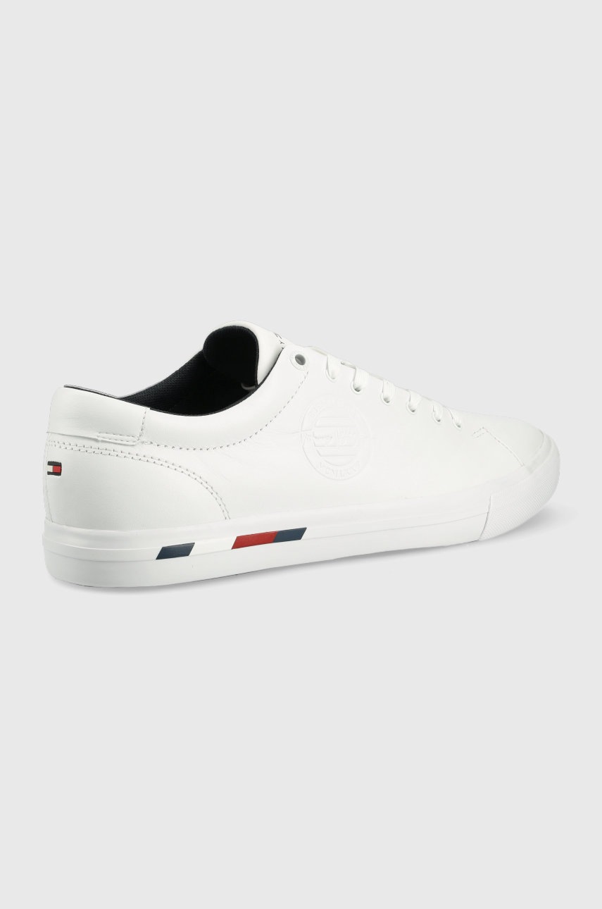 

Шкіряні кросівки Tommy Hilfiger колір білий