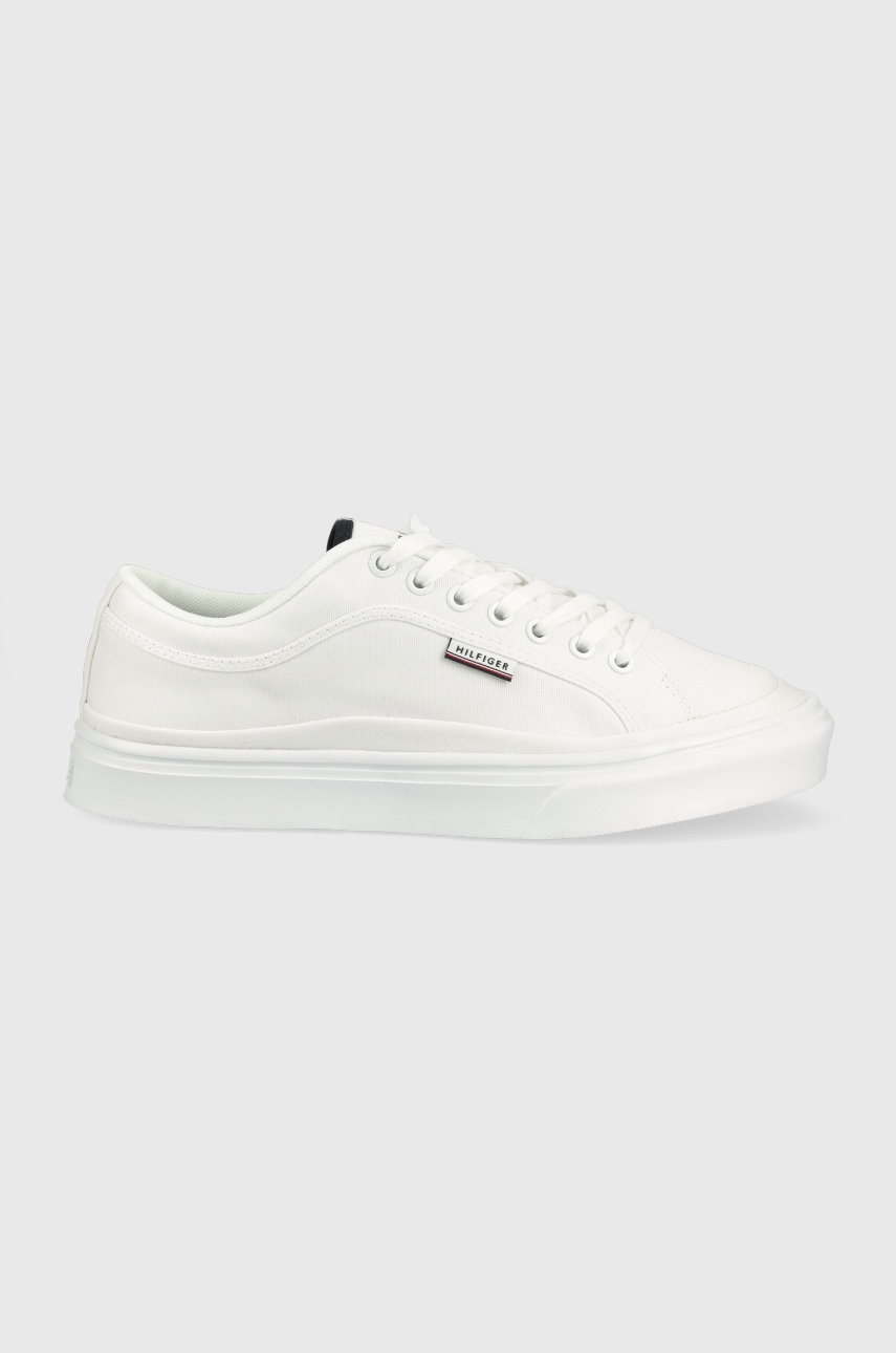 

Ниски кецове Tommy Hilfiger в бяло, Бял