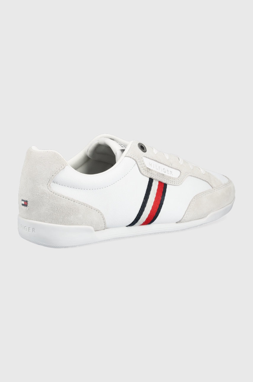 

Кожаные кроссовки Tommy Hilfiger цвет белый