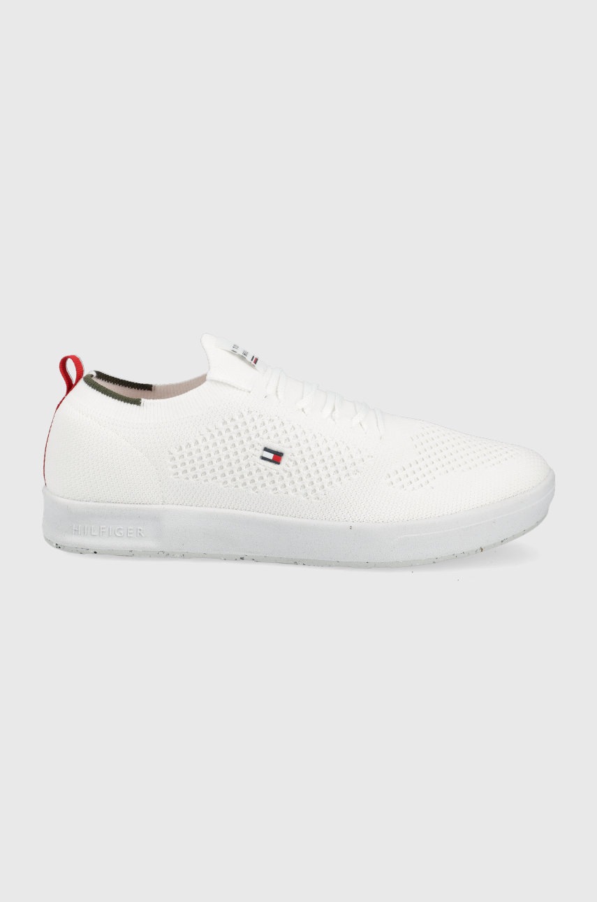 

Маратонки Tommy Hilfiger в бяло, Бял