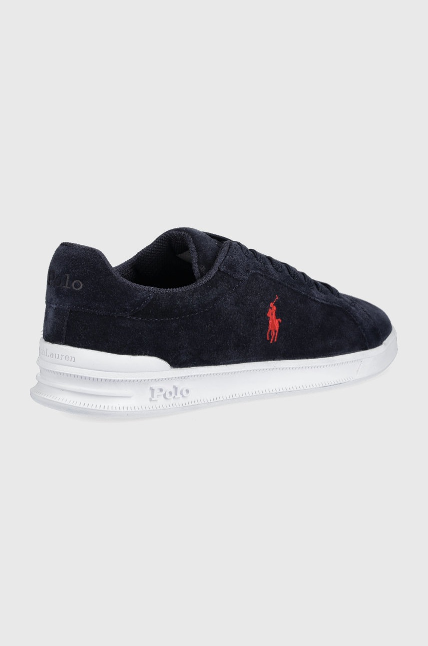 

Замшевые кроссовки Polo Ralph Lauren Hrt Ct Ii цвет синий