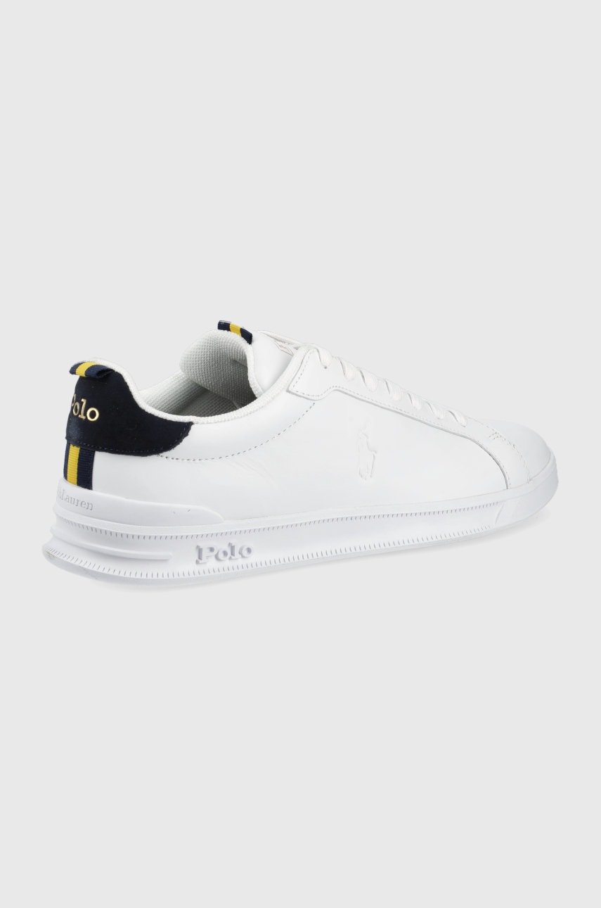 

Кожаные кроссовки Polo Ralph Lauren Hrt Ct Ii цвет белый