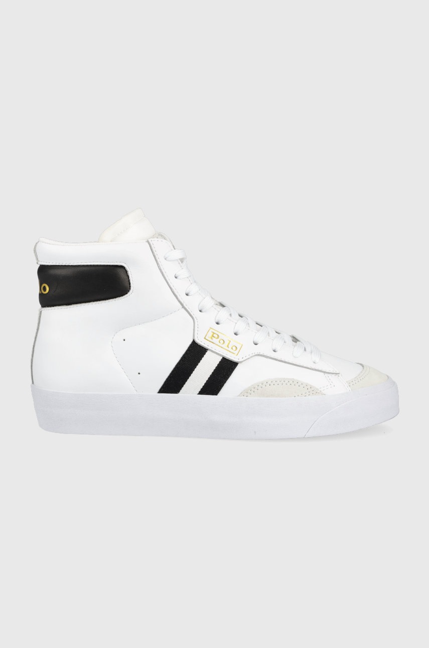 

Шкіряні кросівки Polo Ralph Lauren Gervin колір білий