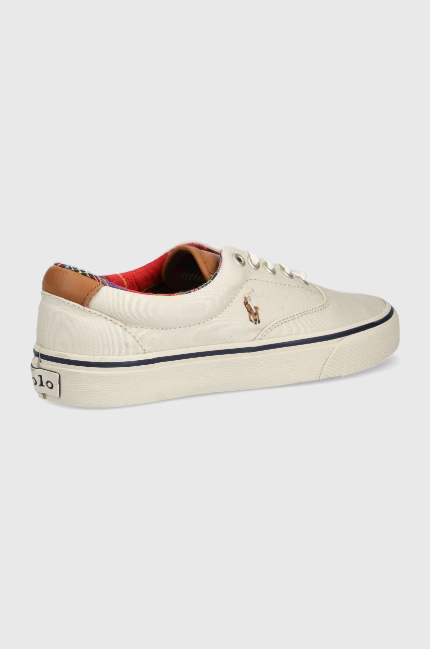 

Кеды Polo Ralph Lauren Keaton мужские цвет бежевый