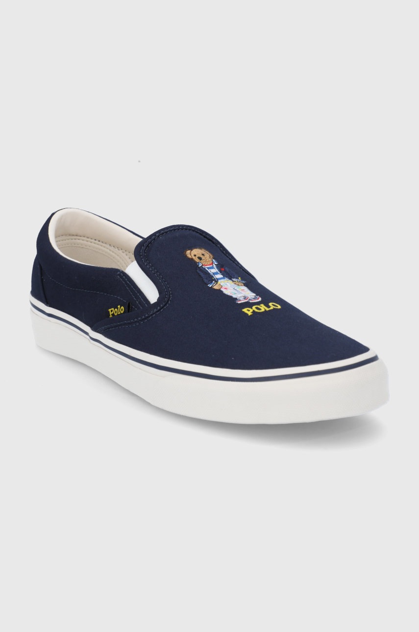 

Кеди Polo Ralph Lauren Keaton чоловічі колір синій
