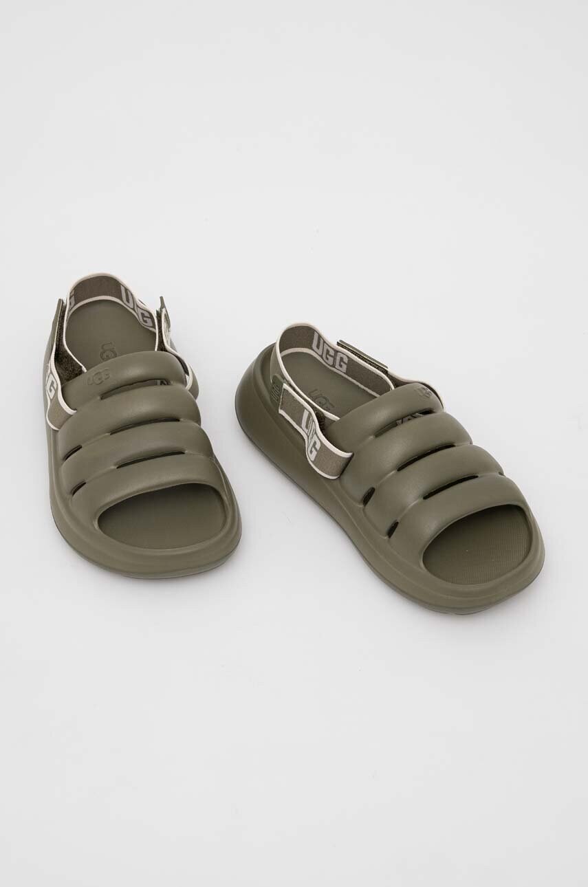 

Шлепанцы UGG Sport Yeah мужские цвет зелёный
