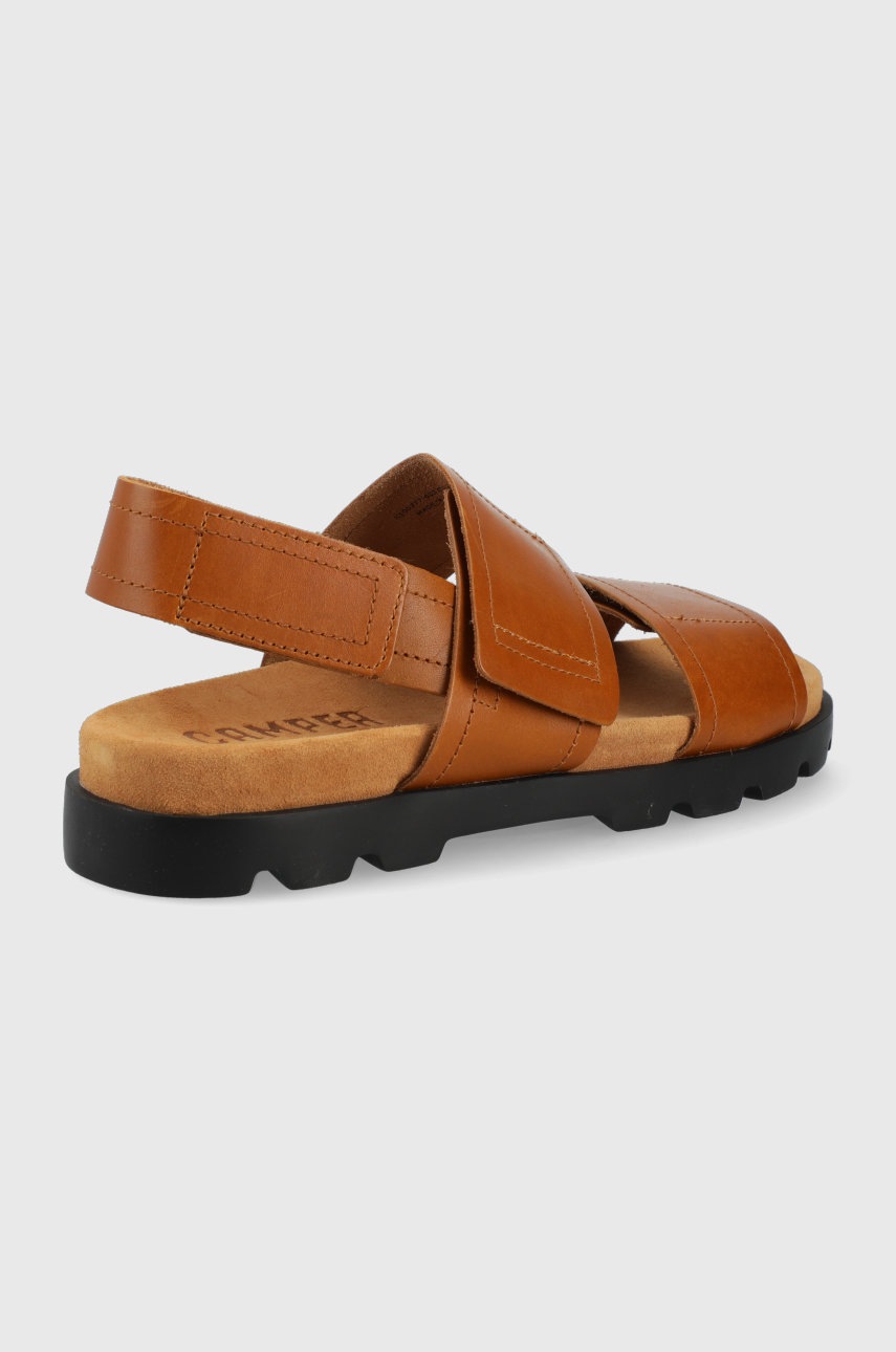 

Кожаные сандалии Camper Brutus Sandal мужские цвет коричневый