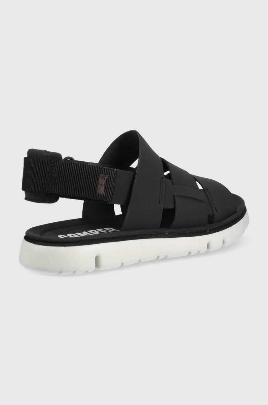 

Замшеві сандалі Camper Oruga Sandal чоловічі колір чорний