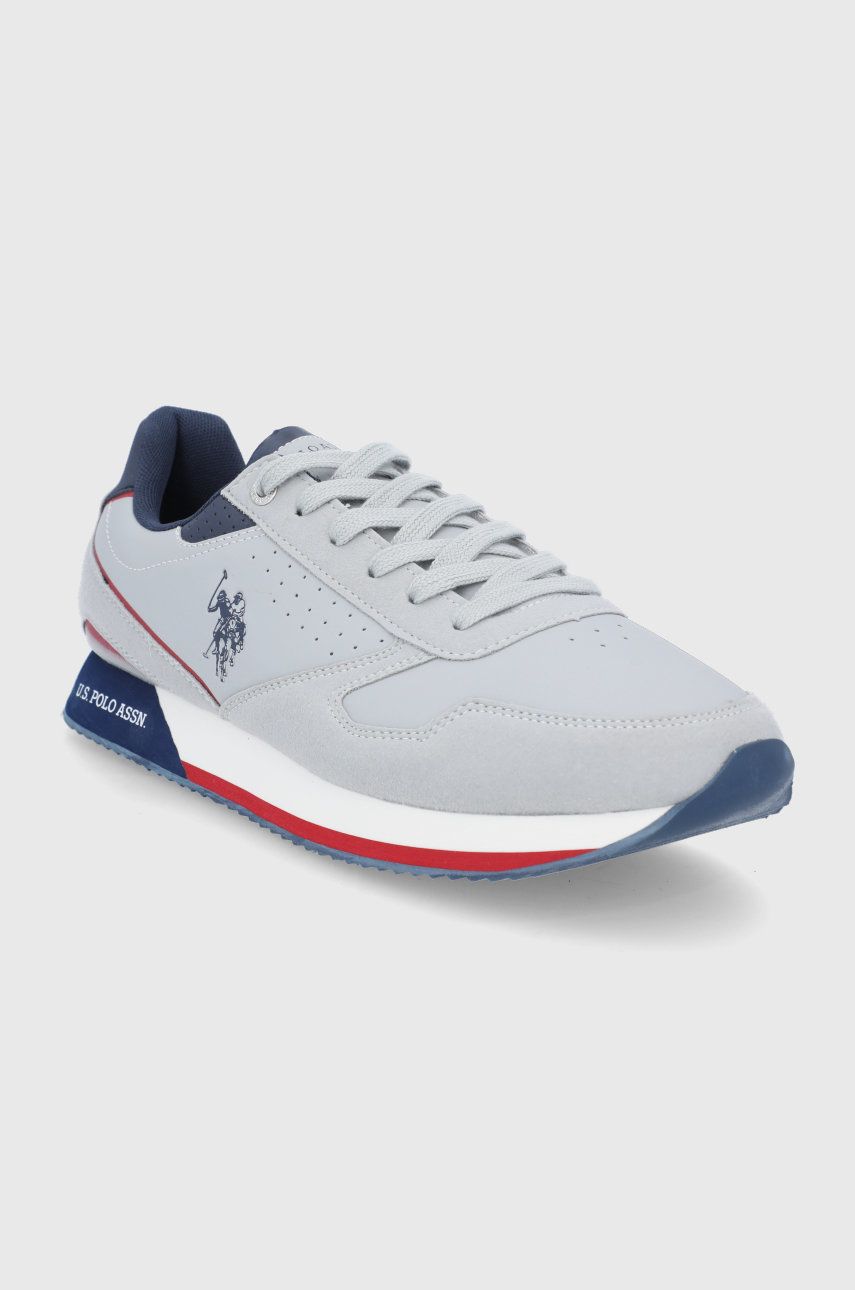 

Черевики U.S. Polo Assn. колір сірий