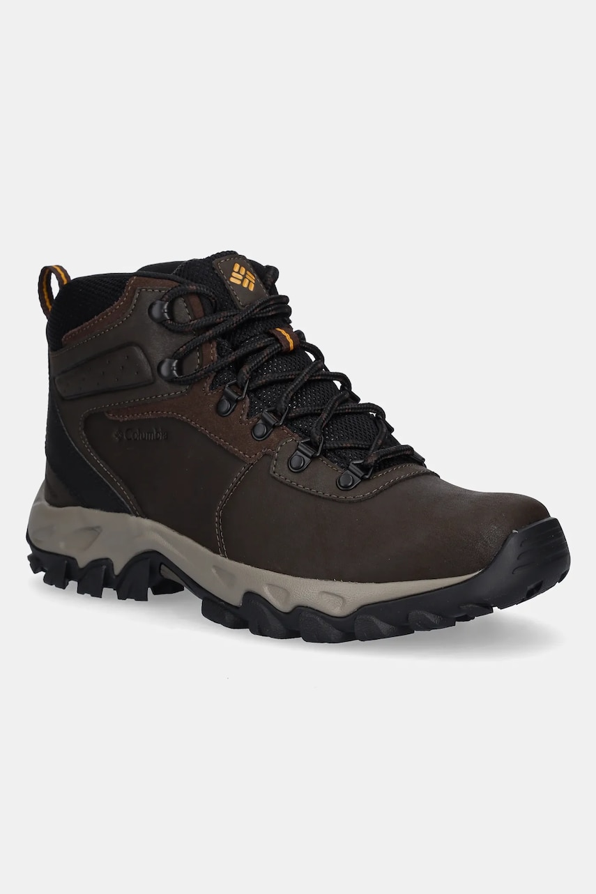 Columbia pantofi Newton Ridge Plus Waterproof barbati, culoarea maro, 1594731 Columbia pantofi Newton Ridge Plus Waterproof barbati, culoarea maro, 1594731