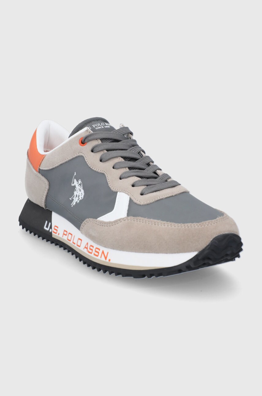 

Черевики U.S. Polo Assn. колір сірий