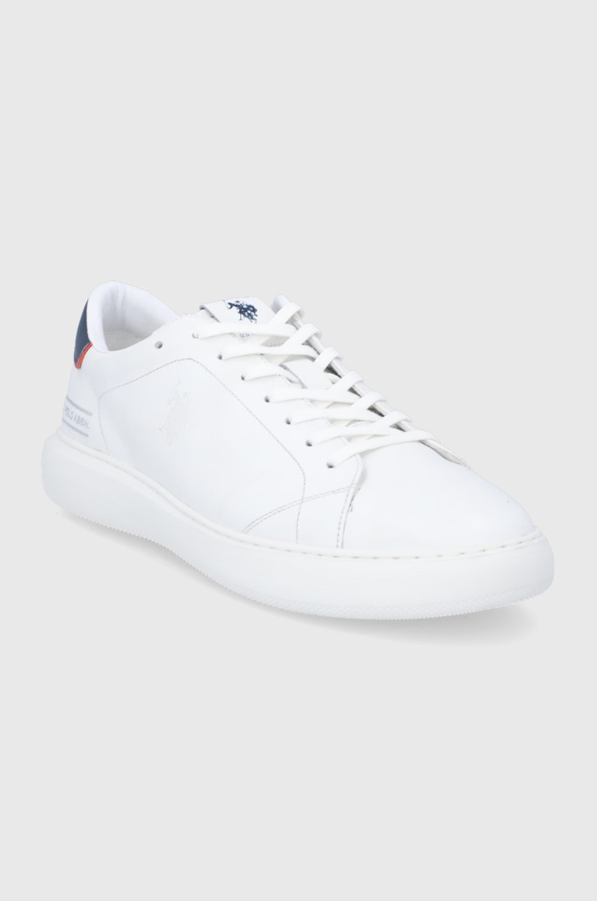 

Кожаные ботинки U.S. Polo Assn. цвет белый
