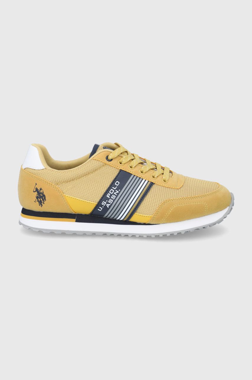U.S. Polo Assn. pantofi culoarea galben