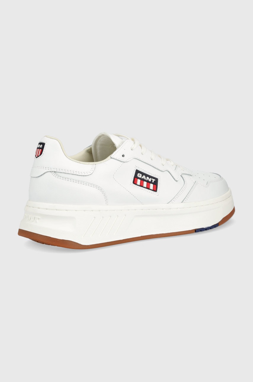

Кожаные кроссовки Gant Kazpar цвет белый