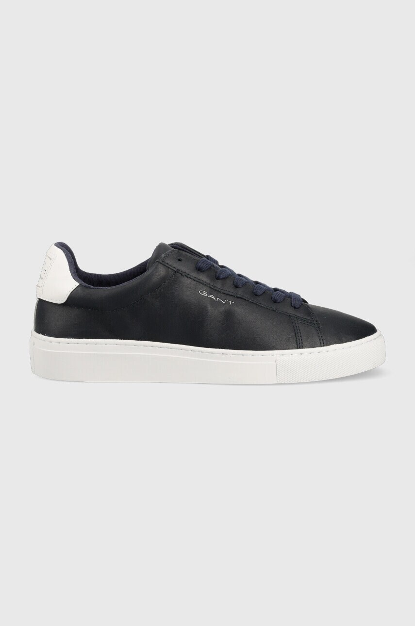 Gant sneakers din piele mc julien culoarea albastru marin