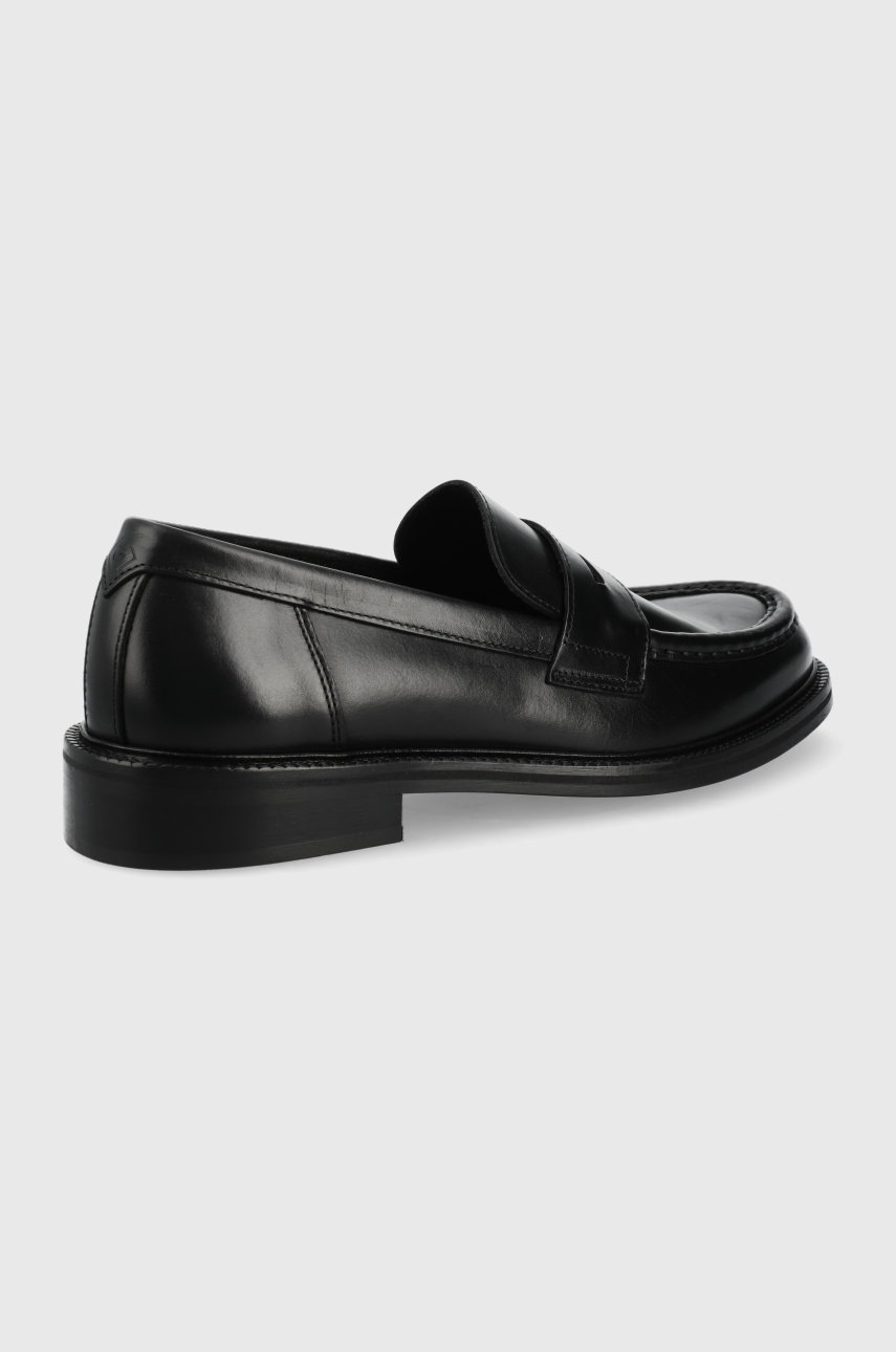 

Кожаные мокасины Gant Jackmote мужские цвет чёрный
