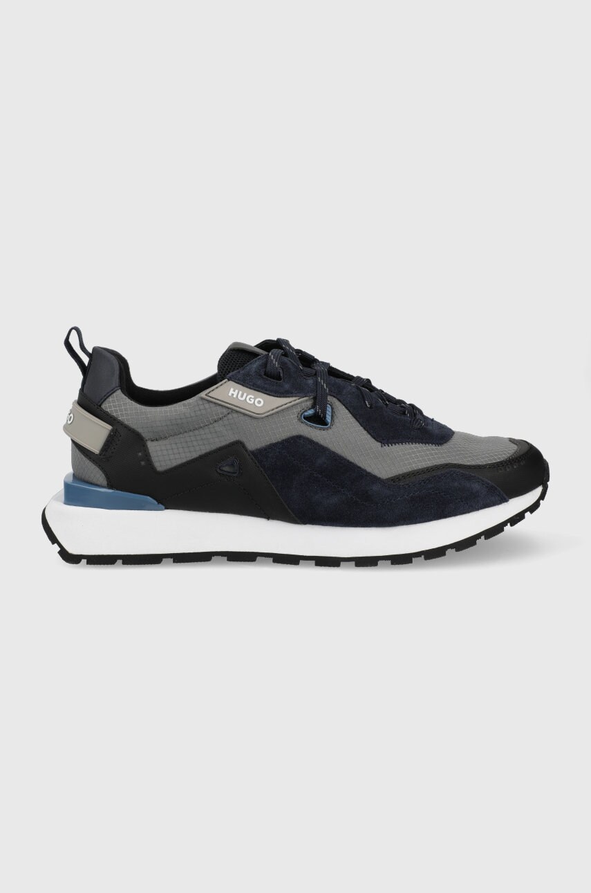 Hugo sneakers culoarea albastru marin