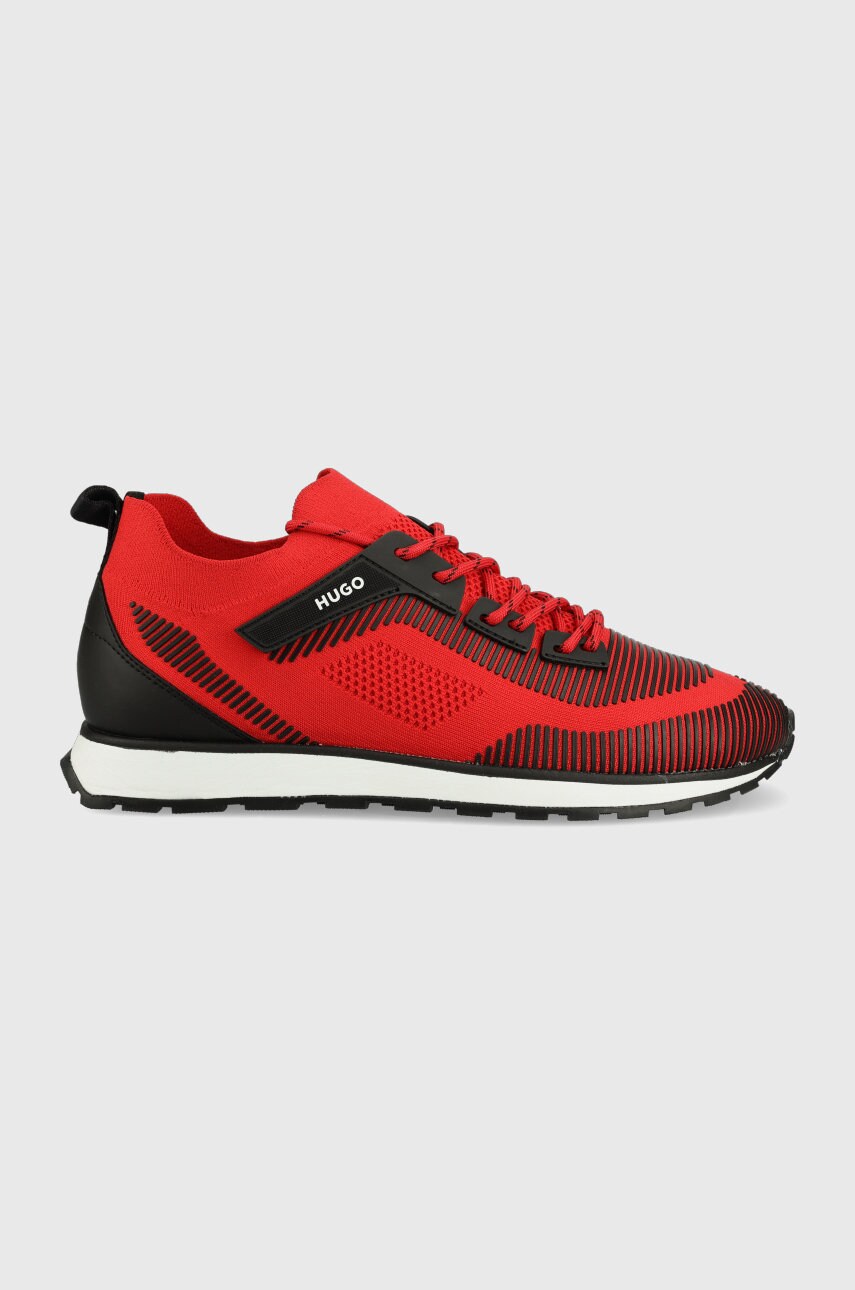 Hugo sneakers icelin culoarea rosu