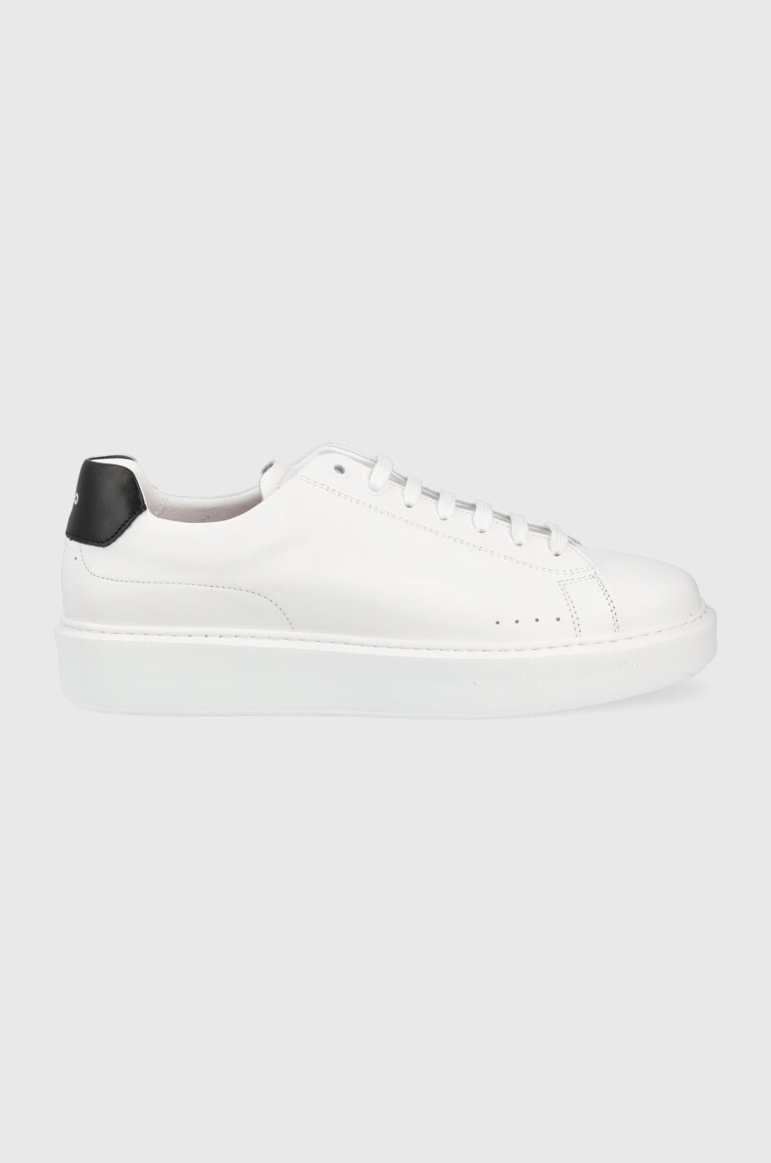 Hugo sneakers din piele culoarea alb