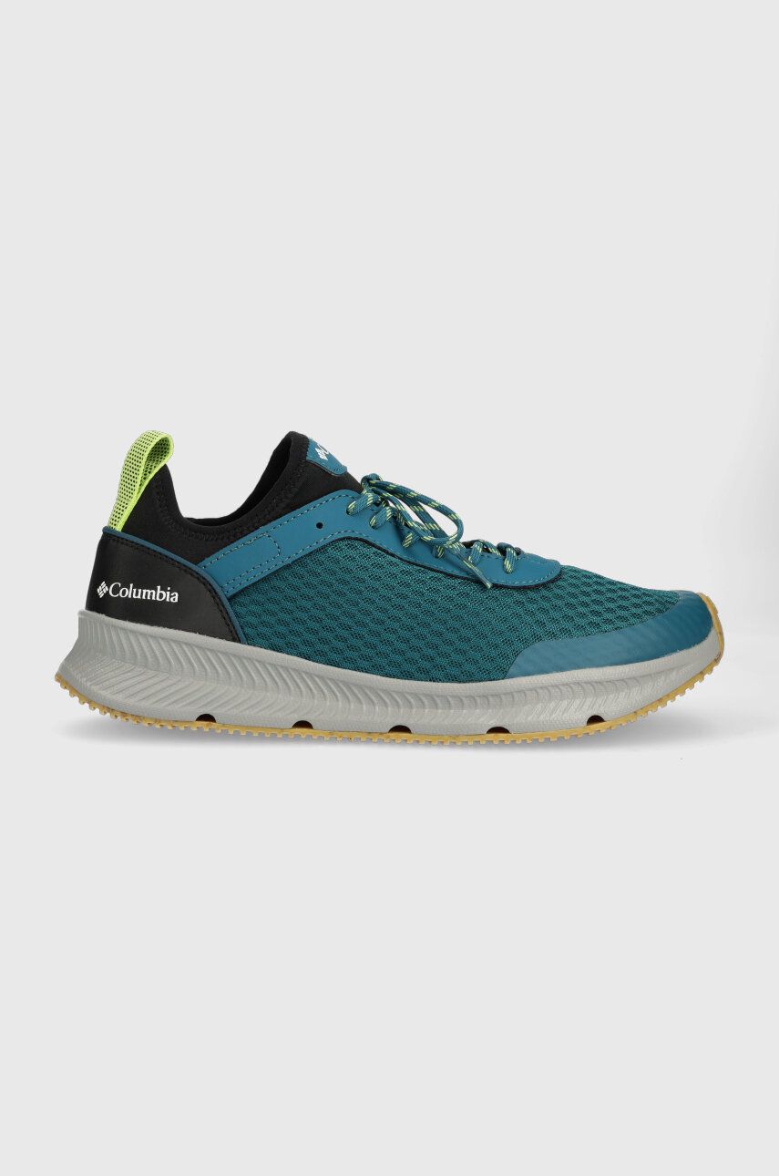 Sneakers boty Columbia tyrkysová barva - tyrkysová -  Svršek: Umělá hmota