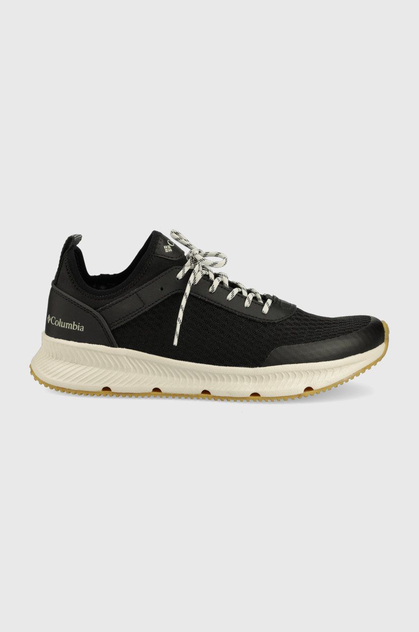 Sneakers boty Columbia černá barva - černá -  Svršek: Umělá hmota